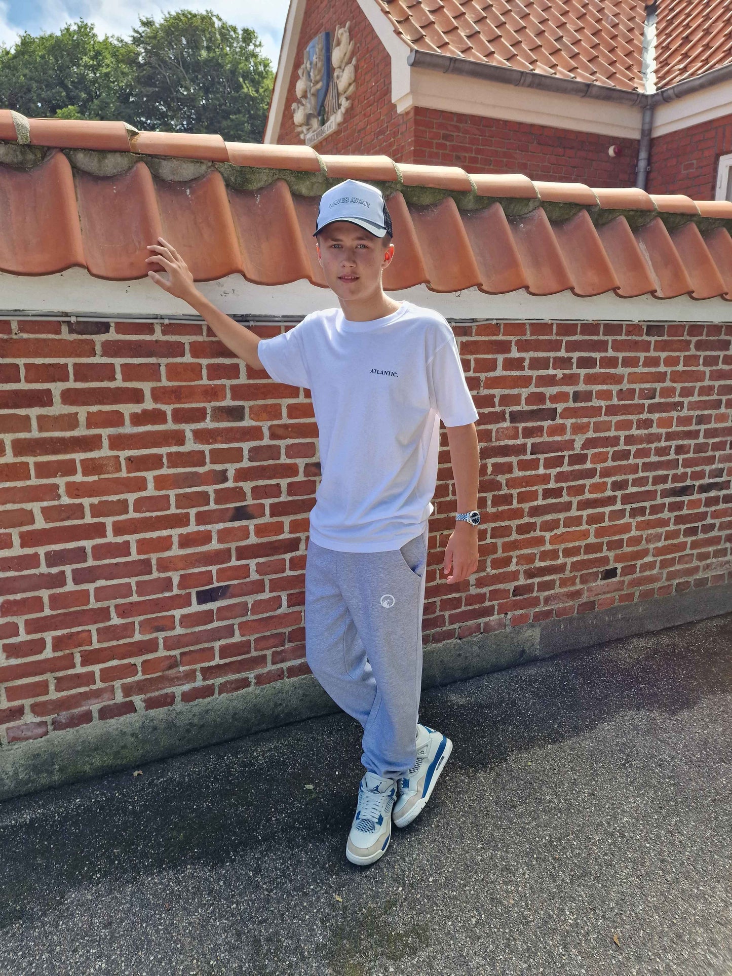 Atlantic Sweatpants Lys grå