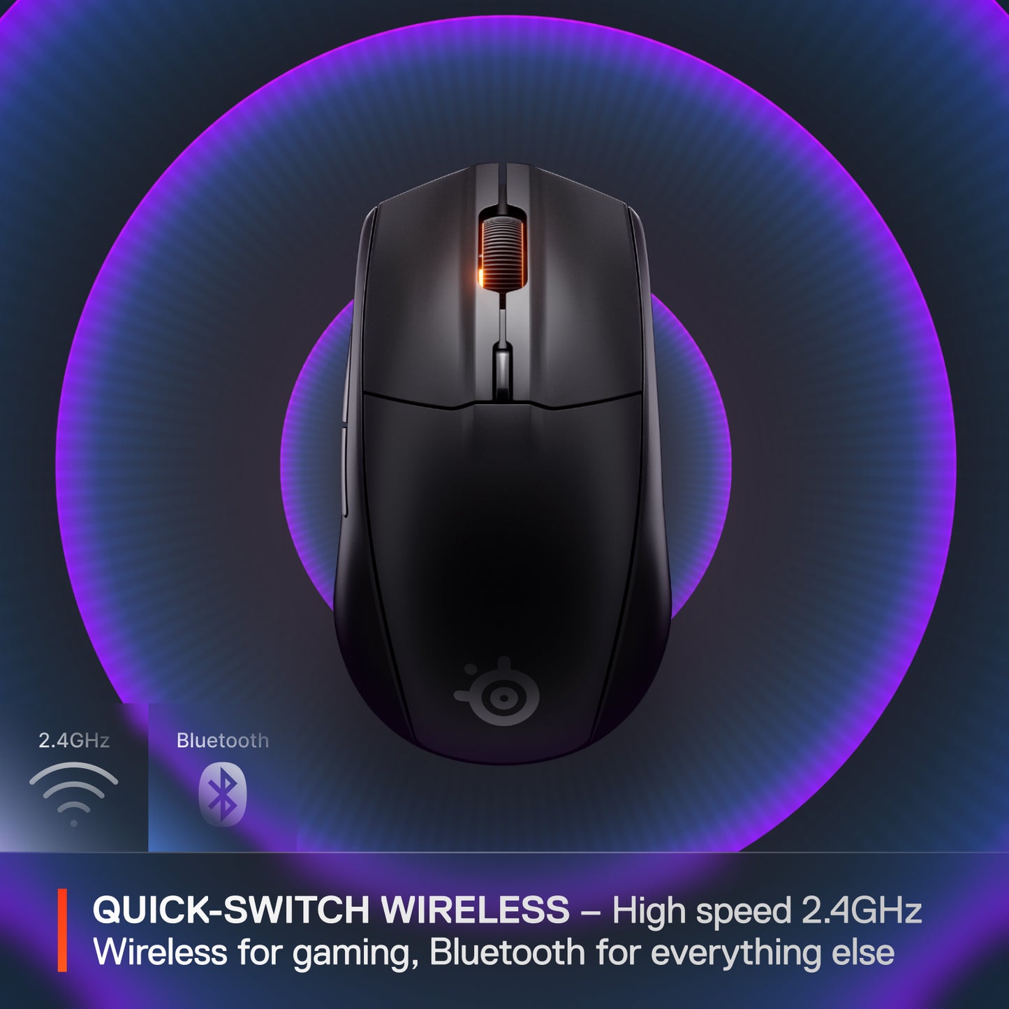 Steelseries Rival 3 Gen 2 - Trådløs Gaming Mus (Black)
