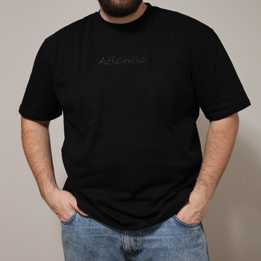 Atlantic Heavy Tee - Blacked Out (Loose fit)