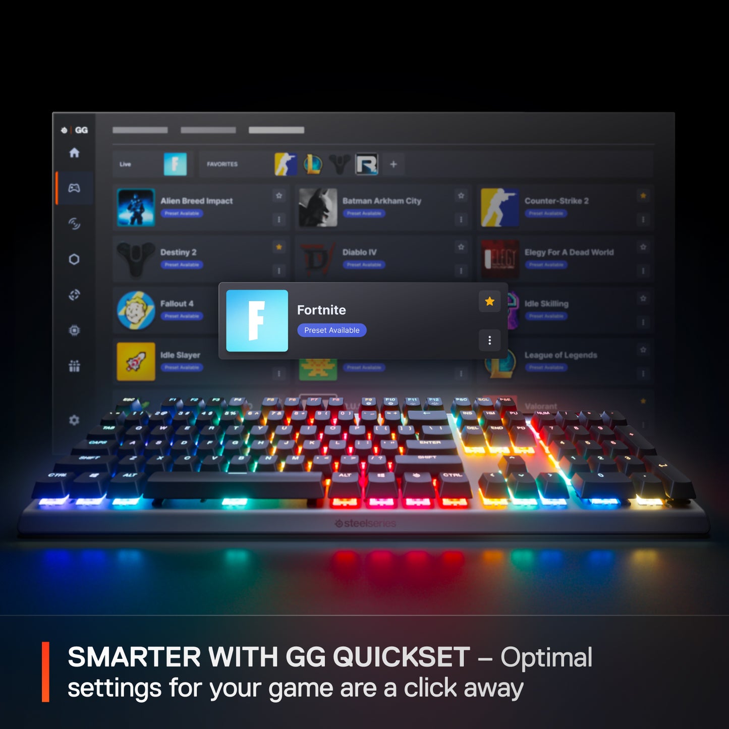 SteelSeries Apex Pro Gen 3 - Gaming-tastatur