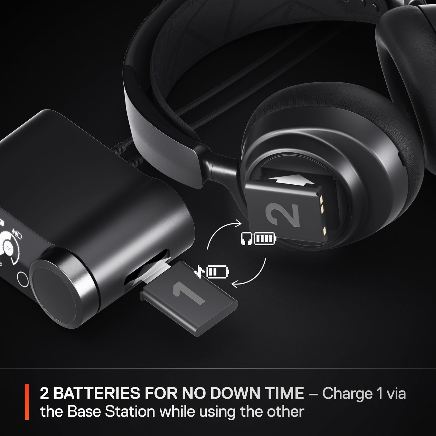 SteelSeries Arctis Nova Pro - Trådløst gaming headset